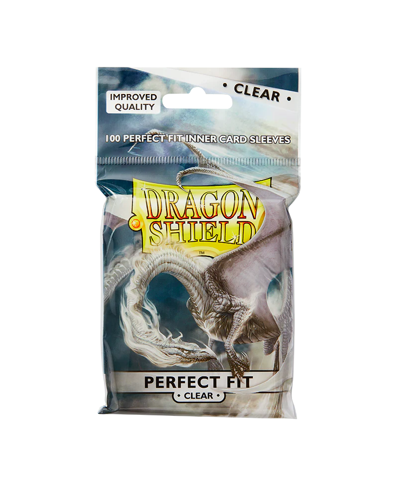 Card Sleeves - Perfect Fit Clear - Dragon Shield
