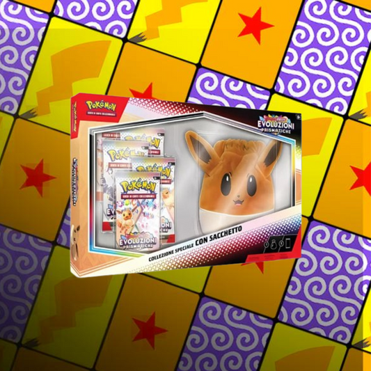 Collezione Speciale Evoluzioni Prismatiche con Sacchetto Eevee ITA