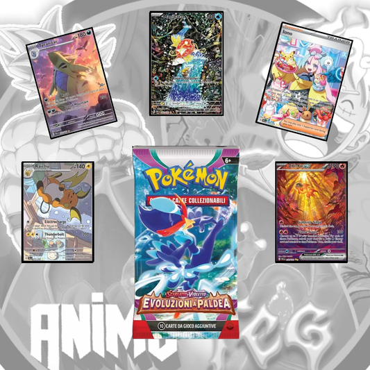 X 1 Evolutions Pack in Paldea Ita - Opened in Live