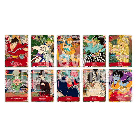 Bandai One Piece 1st Anniversary Card Game English Version Set