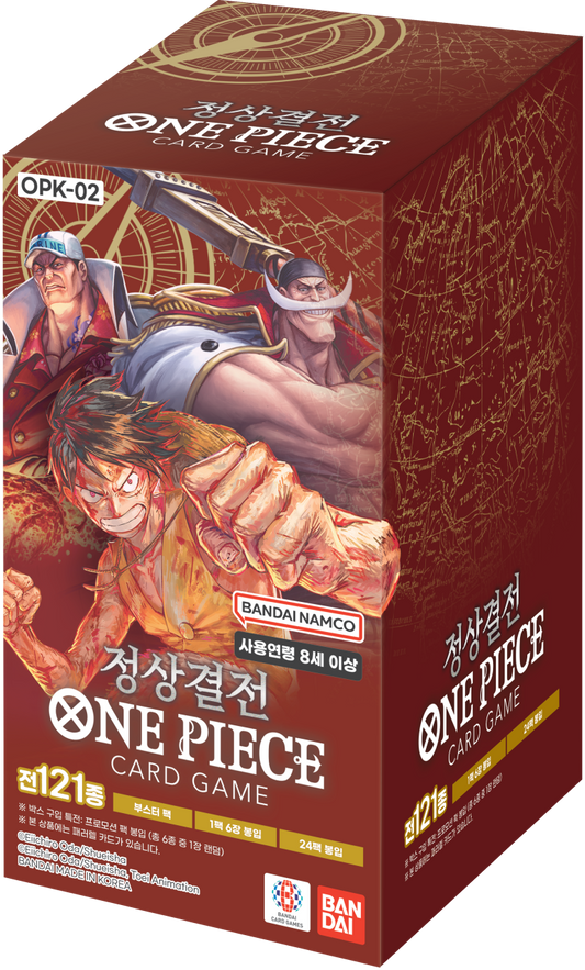 One Piece Card Game - Paramount War OP-02 - Display da 24 Buste (KOR)